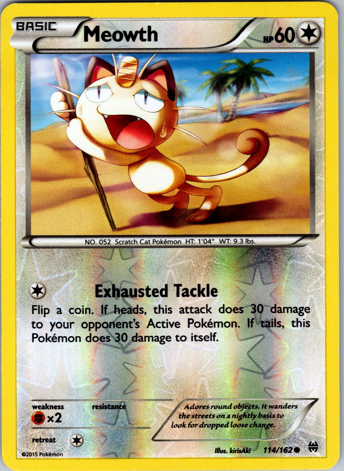 XY - BREAKthrough #114/162 Meowth