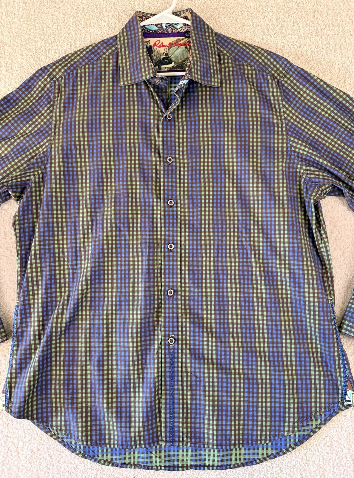 Robert Graham Gingham Checkered Button Up Dress S… - image 3