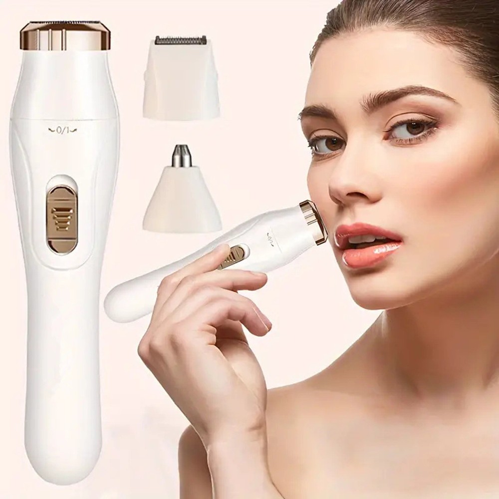 Water Resistant Nose Eyebrow Trimmer & Ear Hair Remover Beard Shaving Clipper