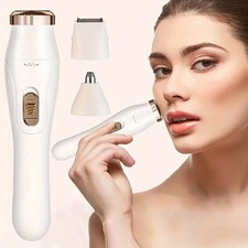 Ear and Nose Hair Trimmer with LED indicator USB Rechargeable Water Resistant
