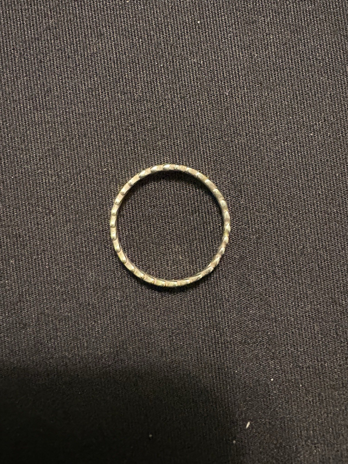 Sterling Silver Leaf Pattern Ring - Elegant Design - image 2