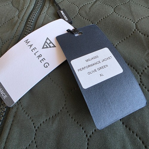 Maelreg Performance Jacke Herren XL olivgrün durchgehender Reißverschluss Stretch UPF 30+ Neu mit Etikett - Bild 14 von 19