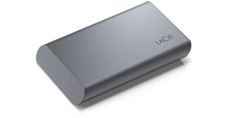 LaCie Mobile 2TB Secure USB-C Mobile External Solid State Grey