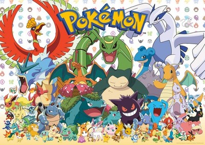Buffalo Games Pokemon Fan Favorite 300 große Teile Puzzle mehrfarbig