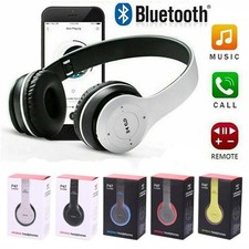Wireless Bluetooth Headphones Noise Cancelling Stereo Headset