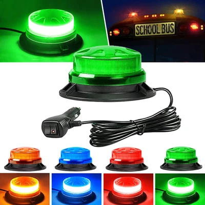 12V-24V LED Rundumleuchte KFZ Magnet Strobe Licht Auto Warnleuchte Notfall Lampe - Bild 1 von 4