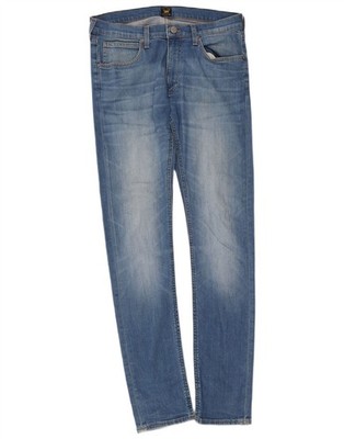 Lee Herren Luke Skinny Jeans W32 L34 Blau Baumwolle BS09