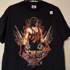 Vintage Kane WWF Shirt 2001 WWE Glow in the Dark