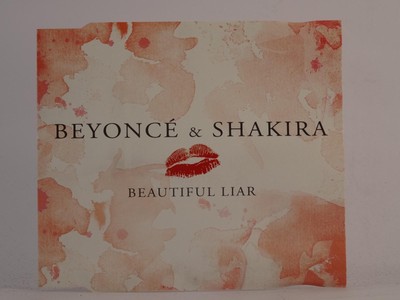 BEYONCE AND SHAKIRA BEAUTIFUL LIAR (I16) 2 Track CD Single including Picture Sle