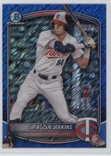 2025 Bowman Chrome Prospects Blue Shimmer Refractor 1/150 Walker Jenkins 0rd2