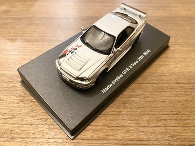 Autoart 1/43 Nissan R34 Nismo Skyline Gtr Silver Minicar