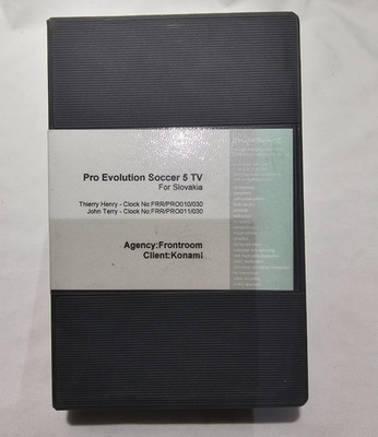 Pro evolution Soccer 5 advertisement materials casette
