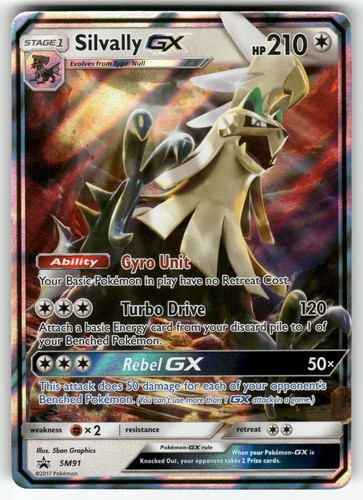 Silvally GX - SM91 Holo Promo Sun & Moon Promo Pokemon Near Mint