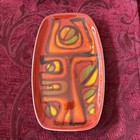 Vintage Poole Pottery Delphis Dish Shape 361- Mid-Century Mod 7" x 4" England — photo 4
