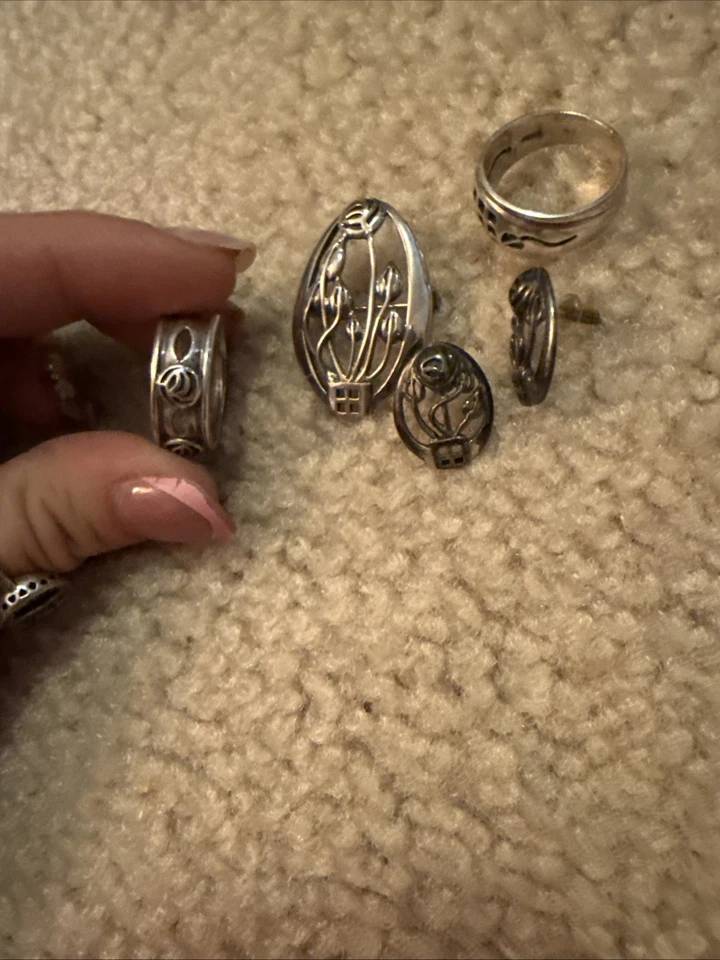 Juego de 5 piezas de joyería artesanal de Escocia marca Ortak Foto 2 de 4