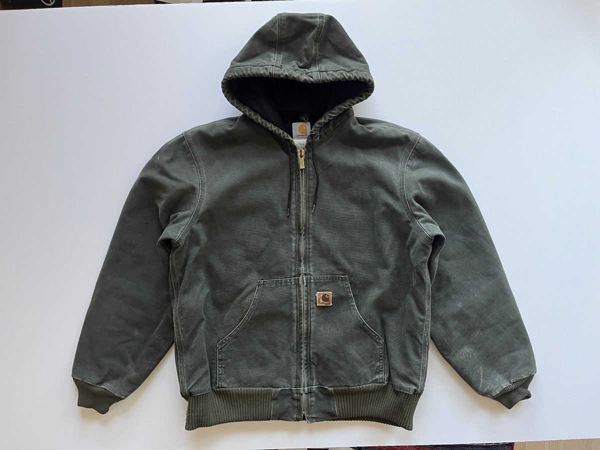 Vintage Carhartt J130 MOS Size Medium Active Jacket 90s Quilt