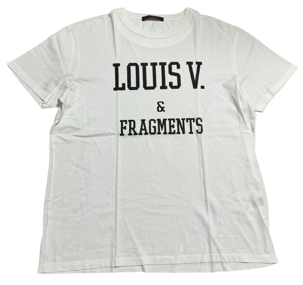 Louis Vuitton Fragment Collab White T-Shirt XL - 17AW Edition