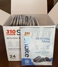 310 NUTRITION 24 COOKIES 'N CREAM ALL-IN-ONE MEAL SHAKES (EXP 03/2026)
