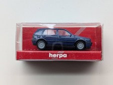 Herpa 1:87 Scale Volkswagen VW MK3 4-Door Golf GTI 047 01 Blue