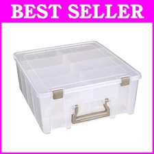 Double Deep Art Organizer - Super Satchel Box with Dividers