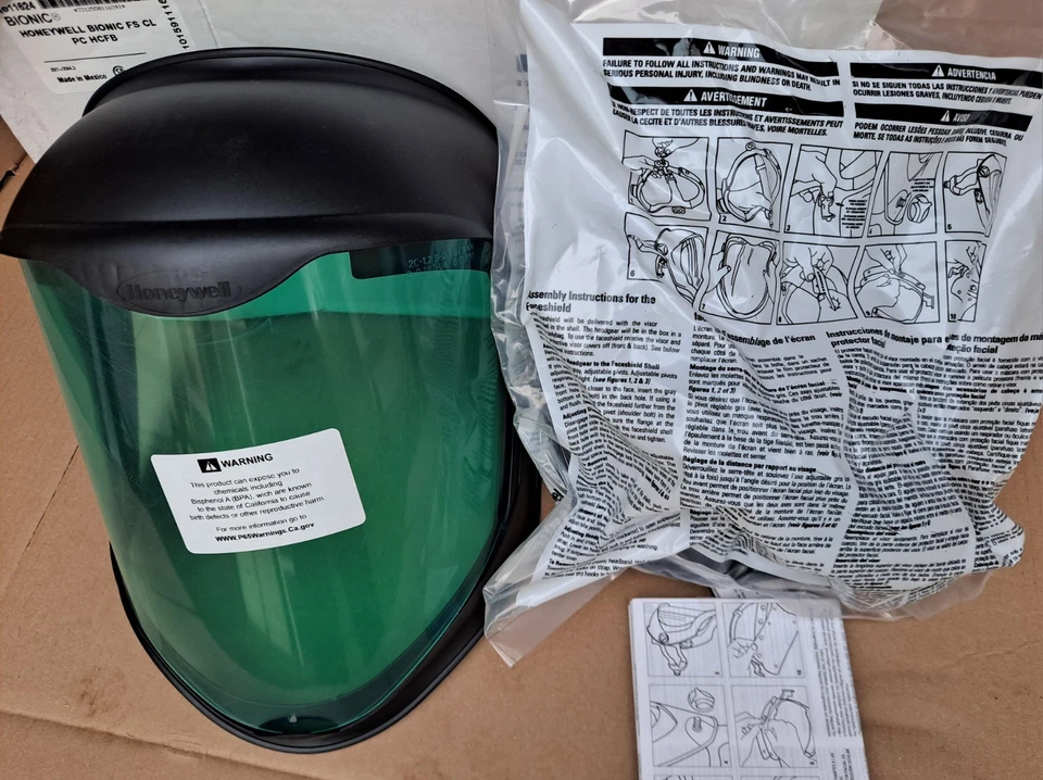 Ecran Facial Complet Honeywell Bionic 1011624 Incolore Anti-buée Anti-rayures - Photo 3/4