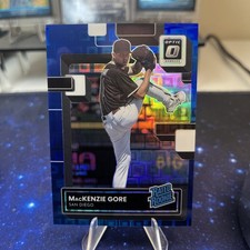 2022 Panini Donruss Optic MacKenzie Gore Blue Pandora Prizm RC /99
