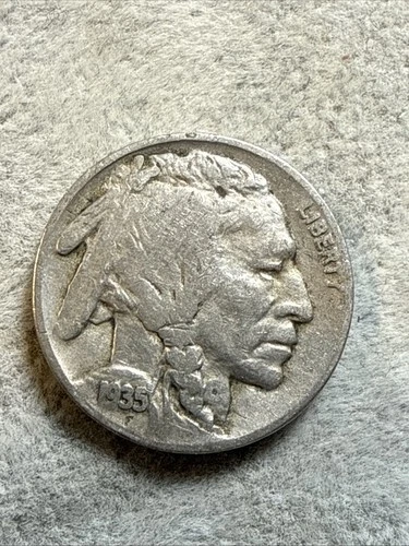 1935-D Denver Mint Buffalo Nickel F Fine Condition Nice Coin See Pics 7847
