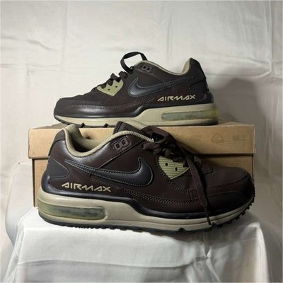 Nike Air Max Wright Low Top Brown/Olive Solid 317551-277 Lace-Up Sneaker