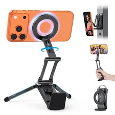 TP02 360 Rotating for MagSafe Tripod, Adjustable Aluminum Magnetic Phone Tripod