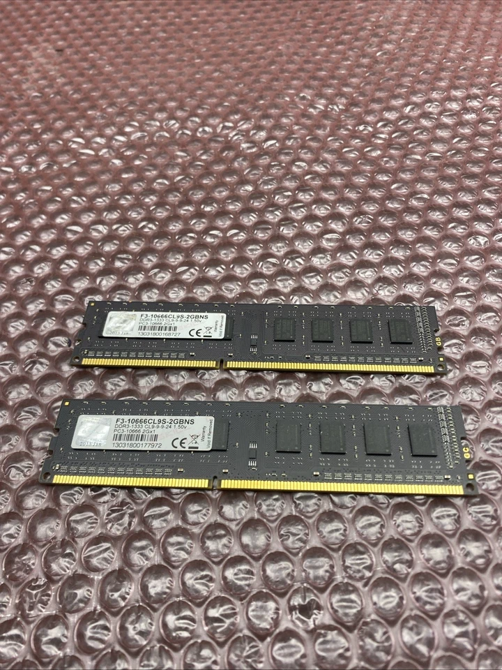 G.SKILL 4GB KIT  (2x2GB) 240-Pin DDR3 SDRAM DDR3 1333 (PC3 10666) Memory - Image 2 of 4