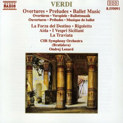ONDREJ LENARD - Verdi Overtures Preludes Ballet Music CD