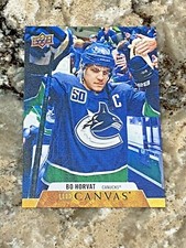 2020-21 Upper Deck Series 1 UD Canvas Bo Horvat #C78 NHL Hockey Card 