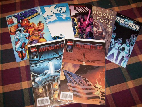 Konvolut sieben klassische Marvel Comics mit verschiedenen Themen fantastische Vielfalt - Bild 2 von 2