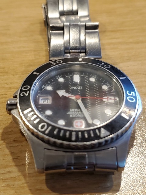 Wenger dive watch Clearance