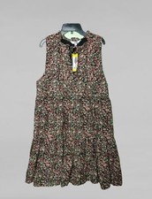 BB Dakota By Steve Madden Sleeveless Tiered Floral Dress Medium New MSRP $79