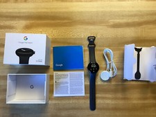 Google Pixel Watch LTE Matte Black Stainless Steel GQF4C  SCRATCHED SCREEN 