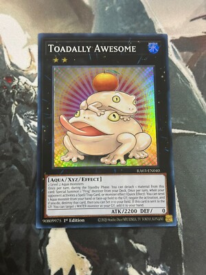 Yugioh Toadally Awesome Super Rare RA03 | eBay