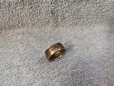 1983 Kennedy Half Dollars size 10 1/2 coin ring handmade mixed metals