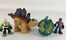 Playskool Heroes Jurassic World Stegosaurus Tracker Figure 4pc Lot Frilled Dino