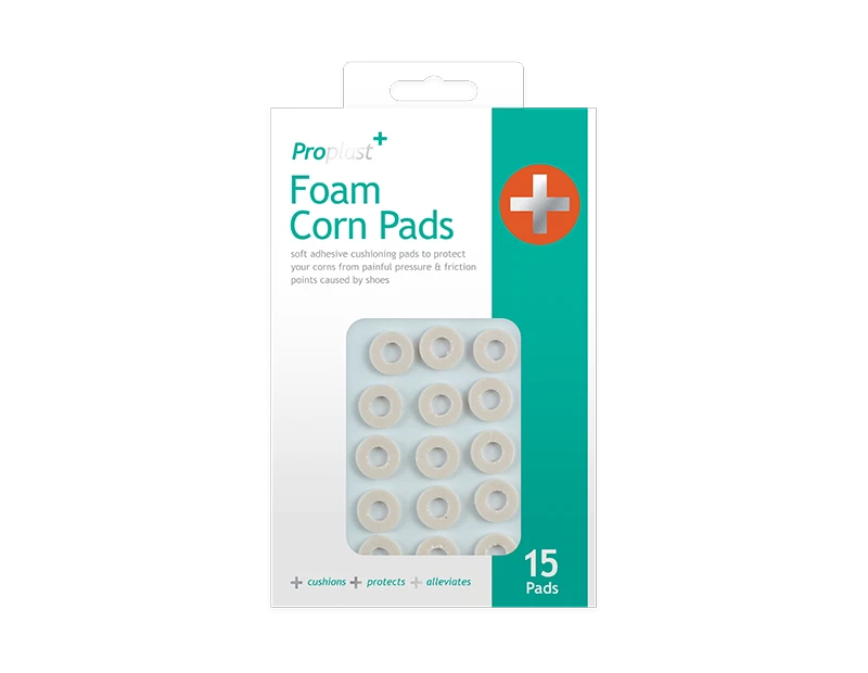 15 X Corn Pads Foot Care Callus Cushions Toe Protections Pain Relief Plaster UK