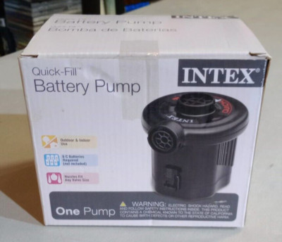 Intex Quick-Fill 6  C  Battery Air Mattress Camping Pump AP638