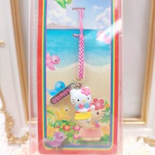 Sanrio Hello Kitty Charm Phone Strap HAWAII Hulahula Dance Charm Strap 2001