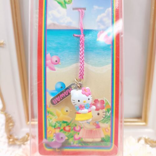 Sanrio Hello Kitty Charm Phone Strap HAWAII Hulahula Dance Charm Strap 2001 - Picture 1 of 11