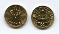 Portugal 1 Escudo M&uuml;nze 1999 Stempelglanz - Letzte 1 Escudo Serie vor Euro x ...