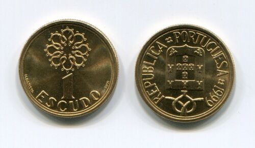 Portugal 1 Escudo Coin 1999 UNC - Last 1 Escudo series Pre Euro x 25 Piece Lot - Picture 1 of 1