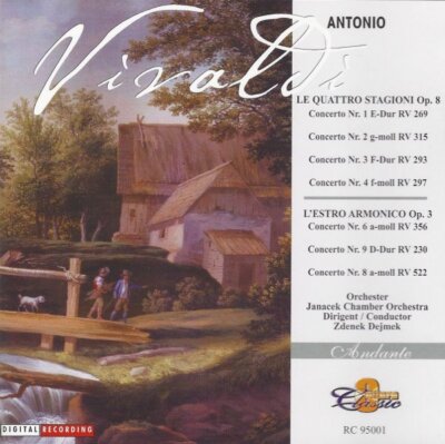 Vivaldi: Le Quattro Stagioni Op. 8 + L'estro Armonico Op. 3 - CD, Zdenek Dejmek