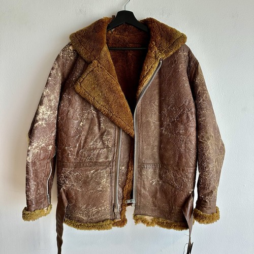WWII British Irvin High Altitude Flight Jacket Shearling