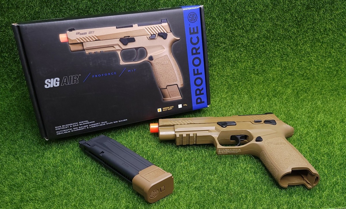 SIG SAUER PROFORCE M17 Airsoft Pistol (Green Gas) - AIR-PF-M17-GG