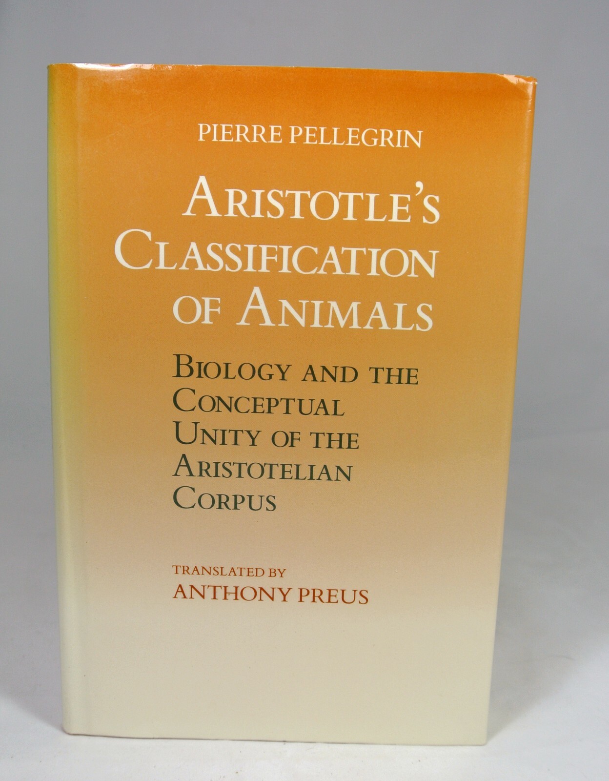 Aristotle's Classification Animal:  Biology and Conceptual U