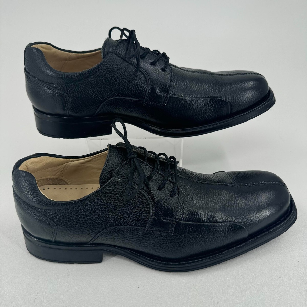 Studio Belvedere Baybridge MENS Black Leather Lace Up Oxford  display picture 1